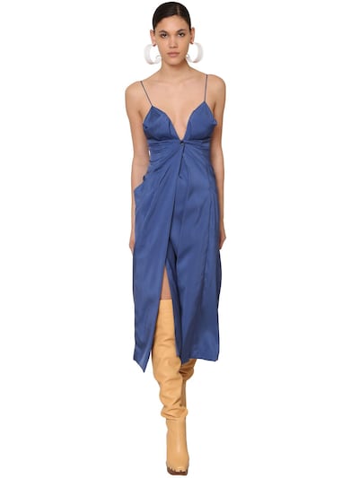 jacquemus draped dress