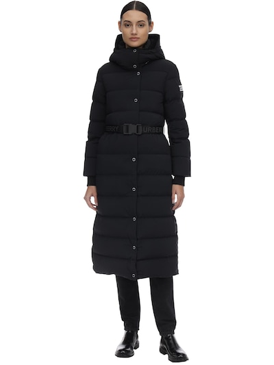 burberry long down coat