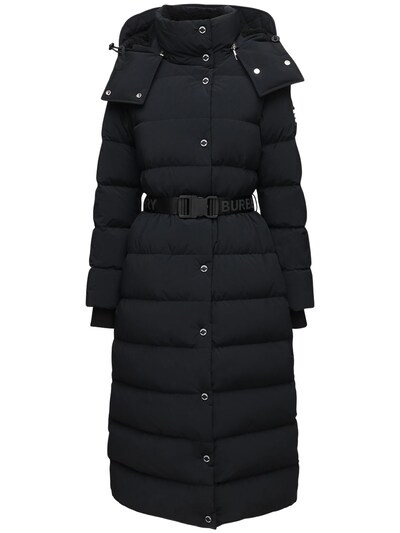 burberry long down coat