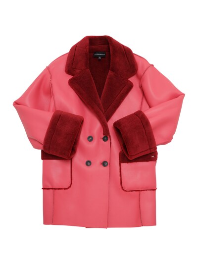 armani red coat