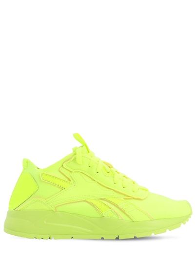 reebok neon green shoes