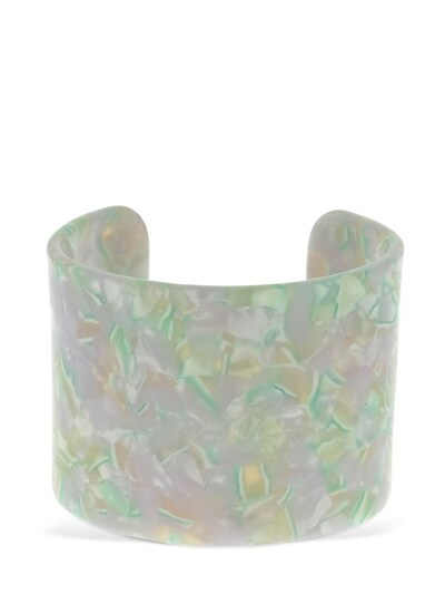 Aym Anabelle Acetate Cuff In White