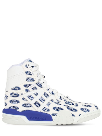 versace sneakers blue