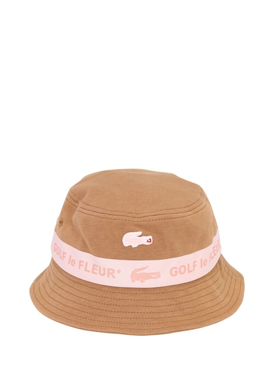 Pelearse básico Hacer la vida Lacoste X Tyler The Creator - Golf le fleur cotton bucket hat ...