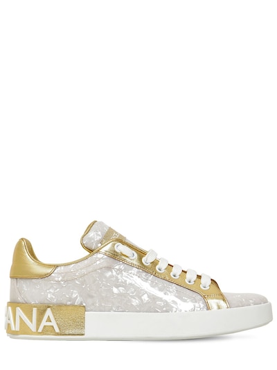 yellow gold sneakers