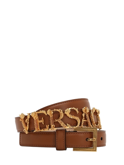 versace belt logo