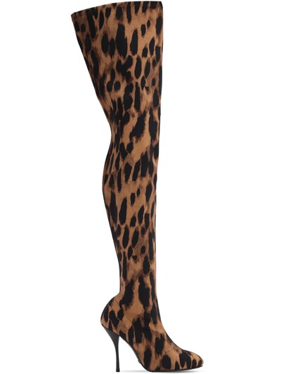stuart weitzman leopard boots