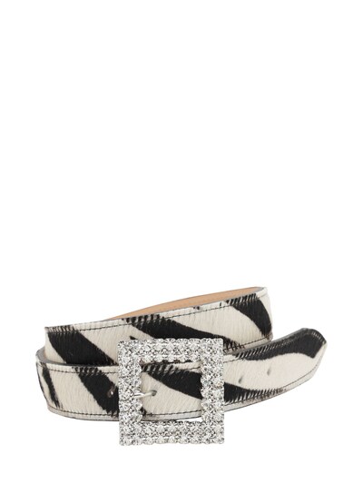 pony skin belt