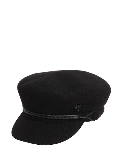MAISON MICHEL "NEW ABBY"羊毛帽子,70IAO4017-QKXBQ0S1