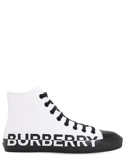 white burberry shoes