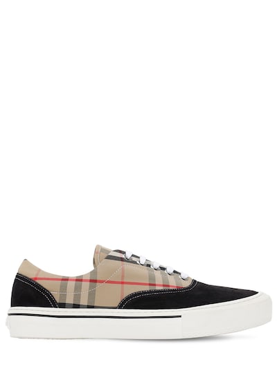 burberry lace up sneakers