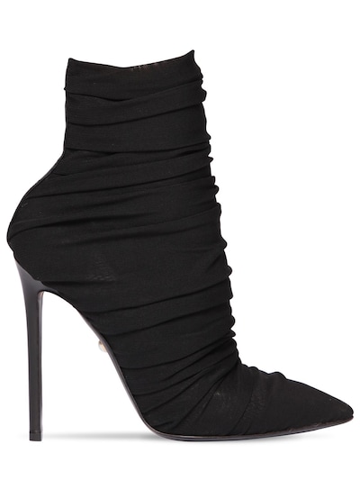 Alevì 110mm Isabeli Mesh Ankle Boots In Black