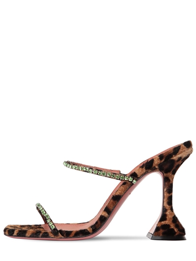 pony skin sandals