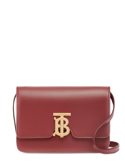 burberry small tb leather shoulder bag