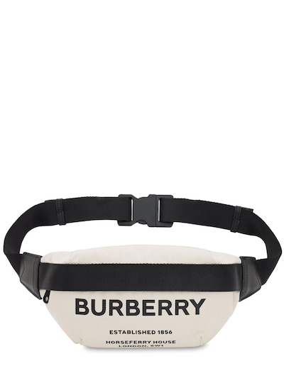BURBERRY “SONNY”印花帆布腰包,70ID1H027-QTEZOTU1