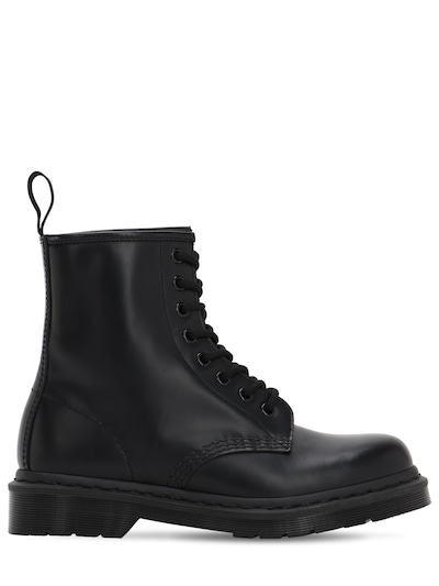 DR. MARTENS' 1460 MONO SMOOTH LEATHER BOOTS,70ID2Q003-QKXBQ0S1