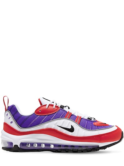 red and purple air max 98
