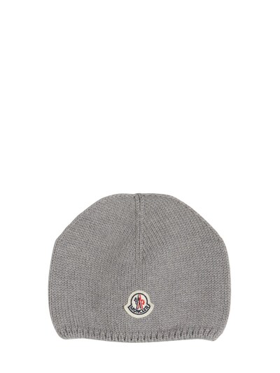 grey moncler hat