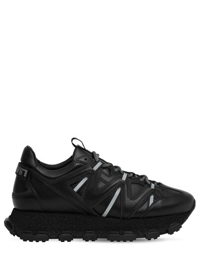 LANVIN LIGHTENING LEATHER CHUNKY SNEAKERS,70IG0F001-MTA1