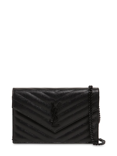 Saint Laurent - Small monogram quilted leather bag - Black | Luisaviaroma