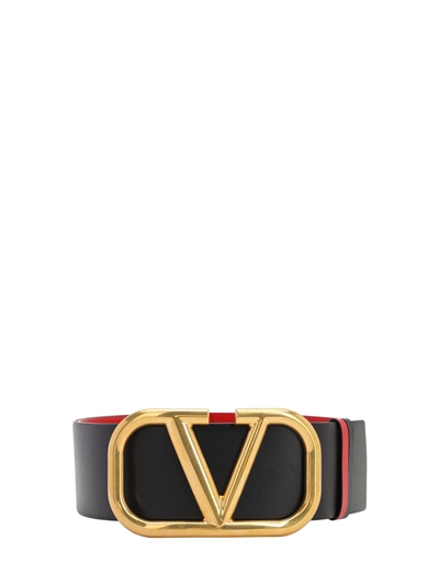 black and gold valentino belt