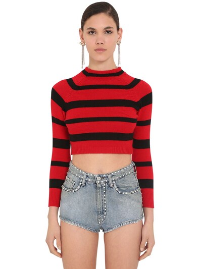 miu miu striped sweater