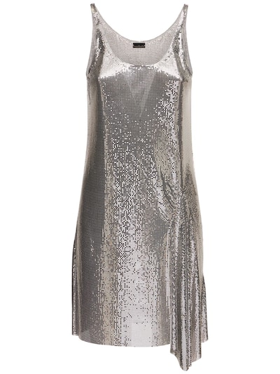 silver tank dress