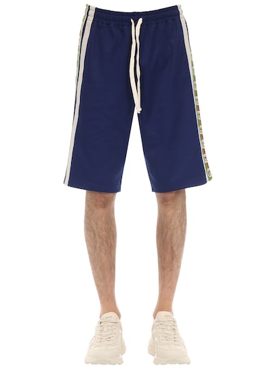 Gucci - Cotton blend jersey shorts w 