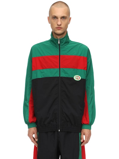 Gucci - Waterproof nylon track jacket 