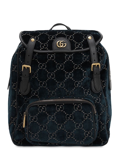 gucci velvet backpack