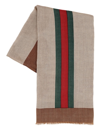 gucci scarf red and green