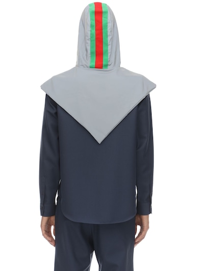 gucci reflective hoodie