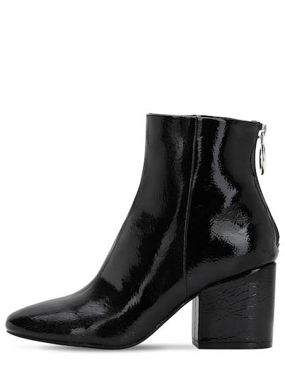 steve madden patent leather booties