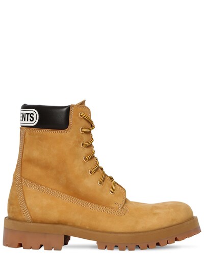 30mm trucker leather combat boots 