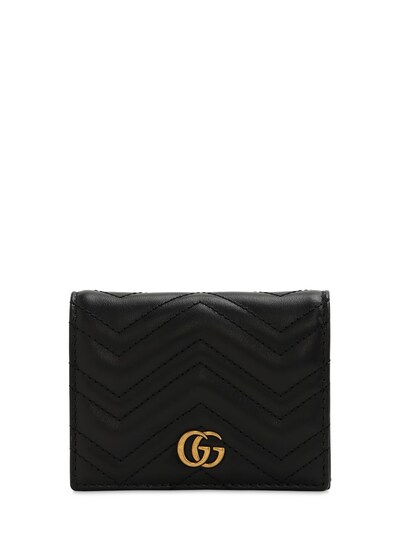Gucci GG Single Flap Long Monogram Wallet