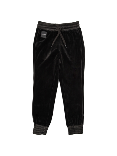 DKNY - Velvet pants w/ nylon detail 