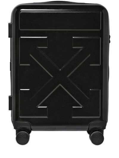 OFF-WHITE “ARROW”LOGO压纹PVC行李箱,70IIUD021-MTAXMA2