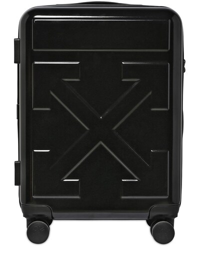 Off-white Small Tech "for Travel" Arrow Trolley In Black