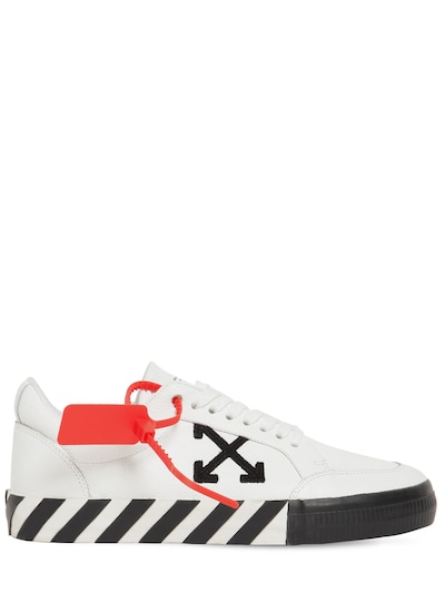 OFF-WHITE LOW VULCANIZED LEATHER trainers,70IJS6005-MDEXMA2