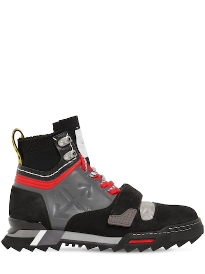 off white walking boots