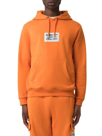 burberry hoodie orange