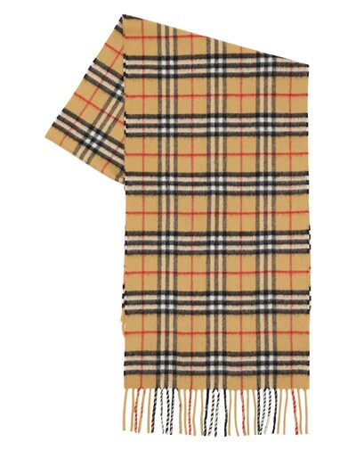 burberry plaid cashmere scarf