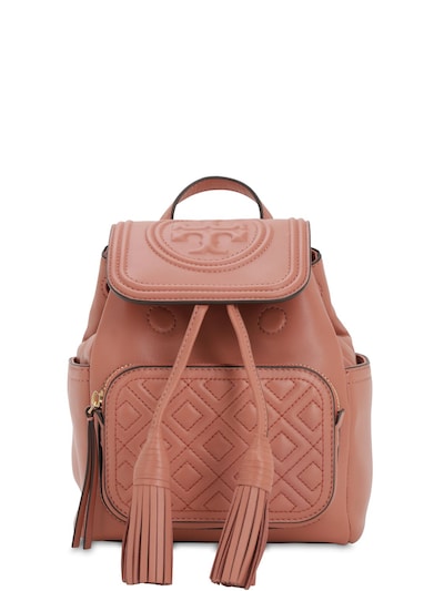 TORY BURCH FLEMING MINI QUILTED LEATHER BACKPACK,70IL4W032-MJM10