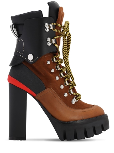 high heel hiking boots