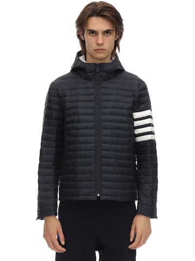 THOM BROWNE 4 BAR STRIPE QUILTED DOWN JACKET,70ILA9012-NDE10