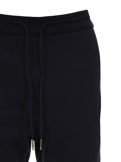 Thom Browne 4-bar Cotton Sweatpants In Navy