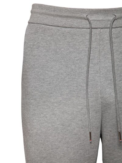 Thom Browne 4-bar Cotton Sweatpants In Grey