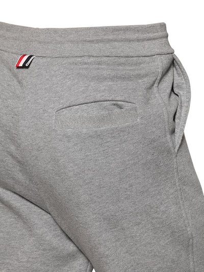 Thom Browne 4-bar Cotton Sweatpants In Grey