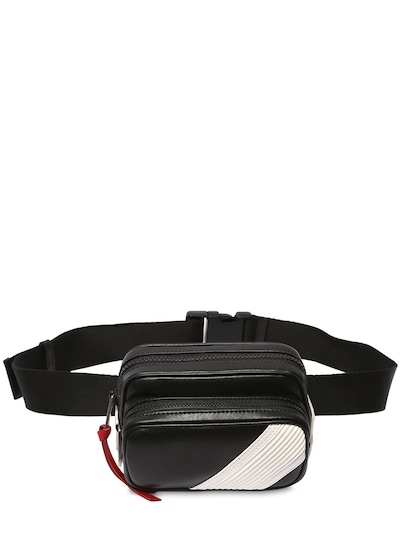 Givenchy Mc3 Leather Belt Bag In Black 