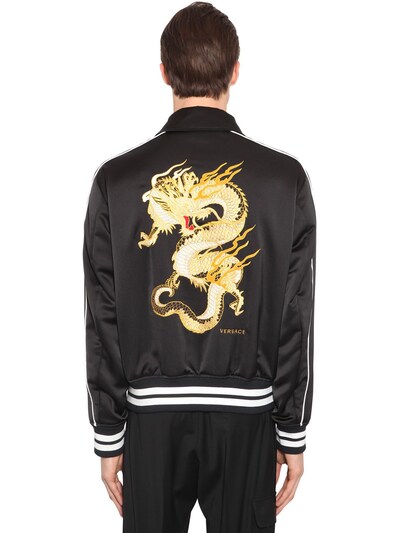 Versace - Dragon tech varsity jacket 